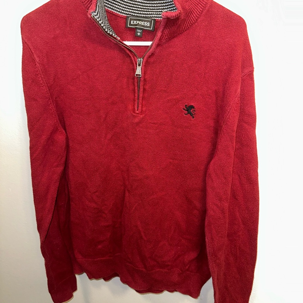 Express Men's Red Sweater